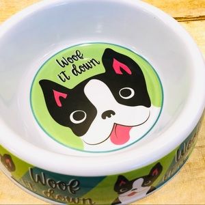 “Woof it Down” Small Dog Bowl